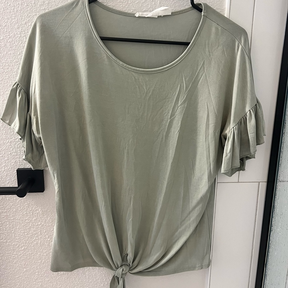Tie Front Top